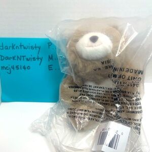 BNWT GUND SNUFFLES TAUPE KEY CHAIN BAG CHARM approx 5.5”Sealed in Mfg plastic